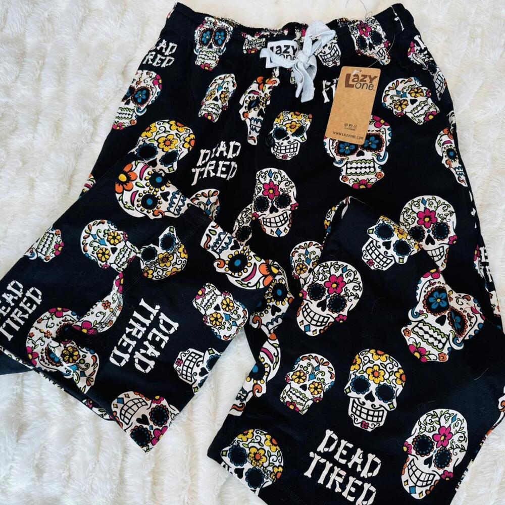 Lazy One “Dead Tired” Unisex PJ Pants NWT - Picture 4 of 8